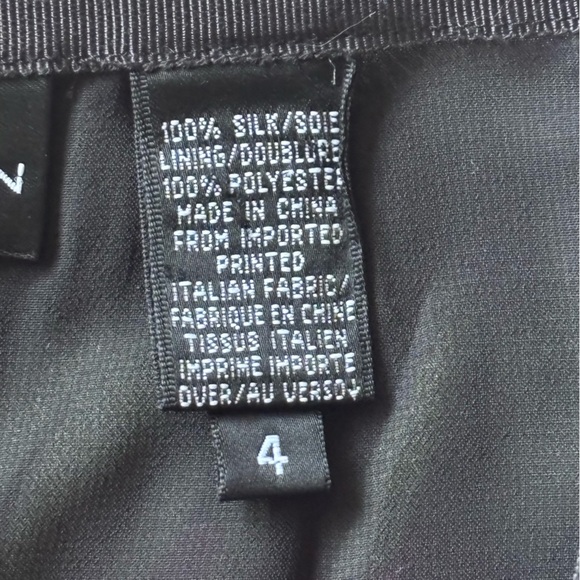 Dana Buchman Y2K Silk Asymetrical Midi Skirt Vtg Floral Print Flowy Flare Size 4 - Picture 8 of 11